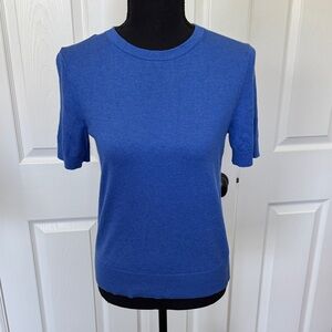 Banana republic short sleeve blue sweater XS